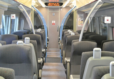 Chiltern Rail Class 168 Hand Poles & Grab Handles